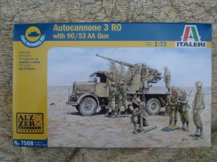 Italeri 7508  Autocannone 3 RO with 90/53 AA Gun